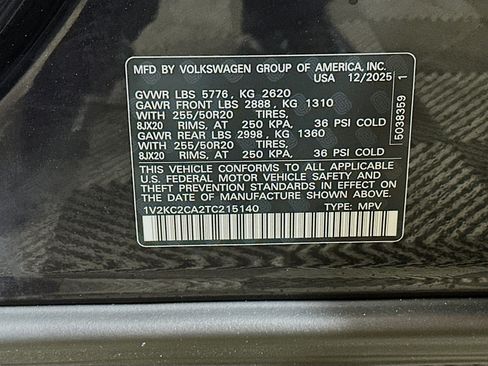New 2026 Volkswagen Atlas Cross Sport SE image 30