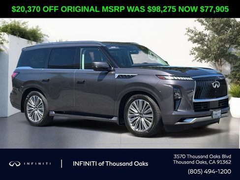 Certified 2026 INFINITI QX80 Luxe w/ Cargo Package AWD/4WD image 1