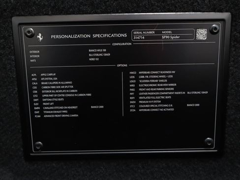 Certified 2025 Ferrari SF90 Spider AWD/4WD image 15