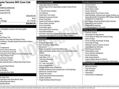 Used 2020 Toyota Tacoma SR5 image 48