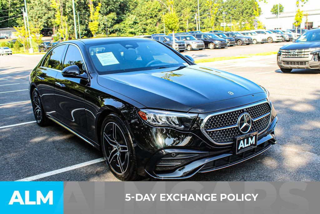 Used 2025 Mercedes-Benz E 450 4MATIC Sedan w/ Winter Package image 3