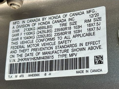 Used 2021 Honda CR-V EX-L image 43