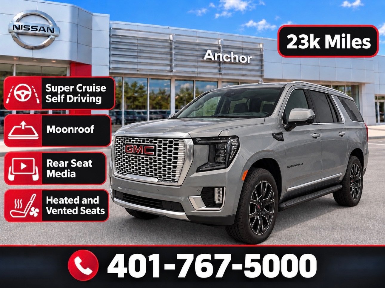 Used 2024 GMC Yukon XL Denali w/ Advanced Technology Package AWD/4WD image 1