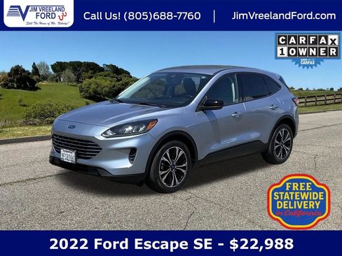 Used 2022 Ford Escape SE w/ SE Sport Appearance Package FWD image 1