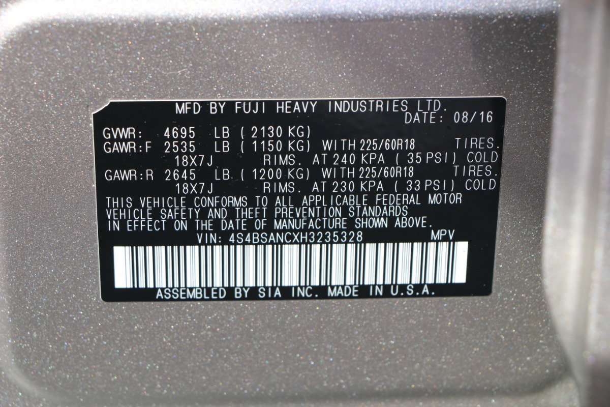 Used 2017 Subaru Outback 2.5i Limited AWD/4WD image 30