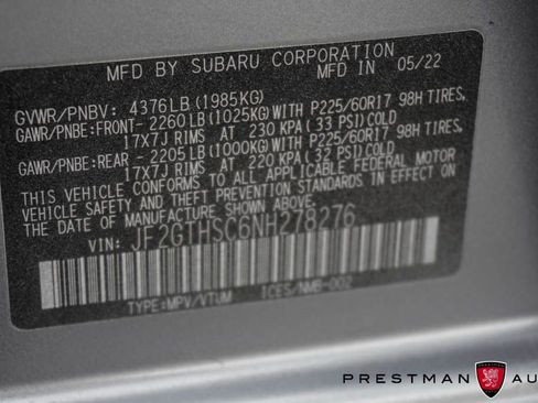 Used 2022 Subaru Crosstrek 2.5i Sport w/ Moonroof Package AWD/4WD image 17