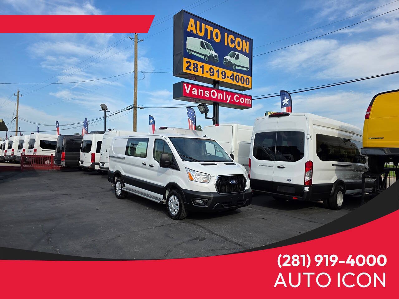 Used 2022 Ford Transit 250 Low Roof w/ Exterior Upgrade Package RWD image 1