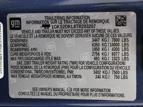 Used 2026 GMC Yukon Denali w/ Sun & Power Step Package AWD/4WD image 79