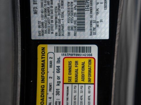 Used 2022 Ford Mustang GT Premium w/ Equipment Group 401A image 39