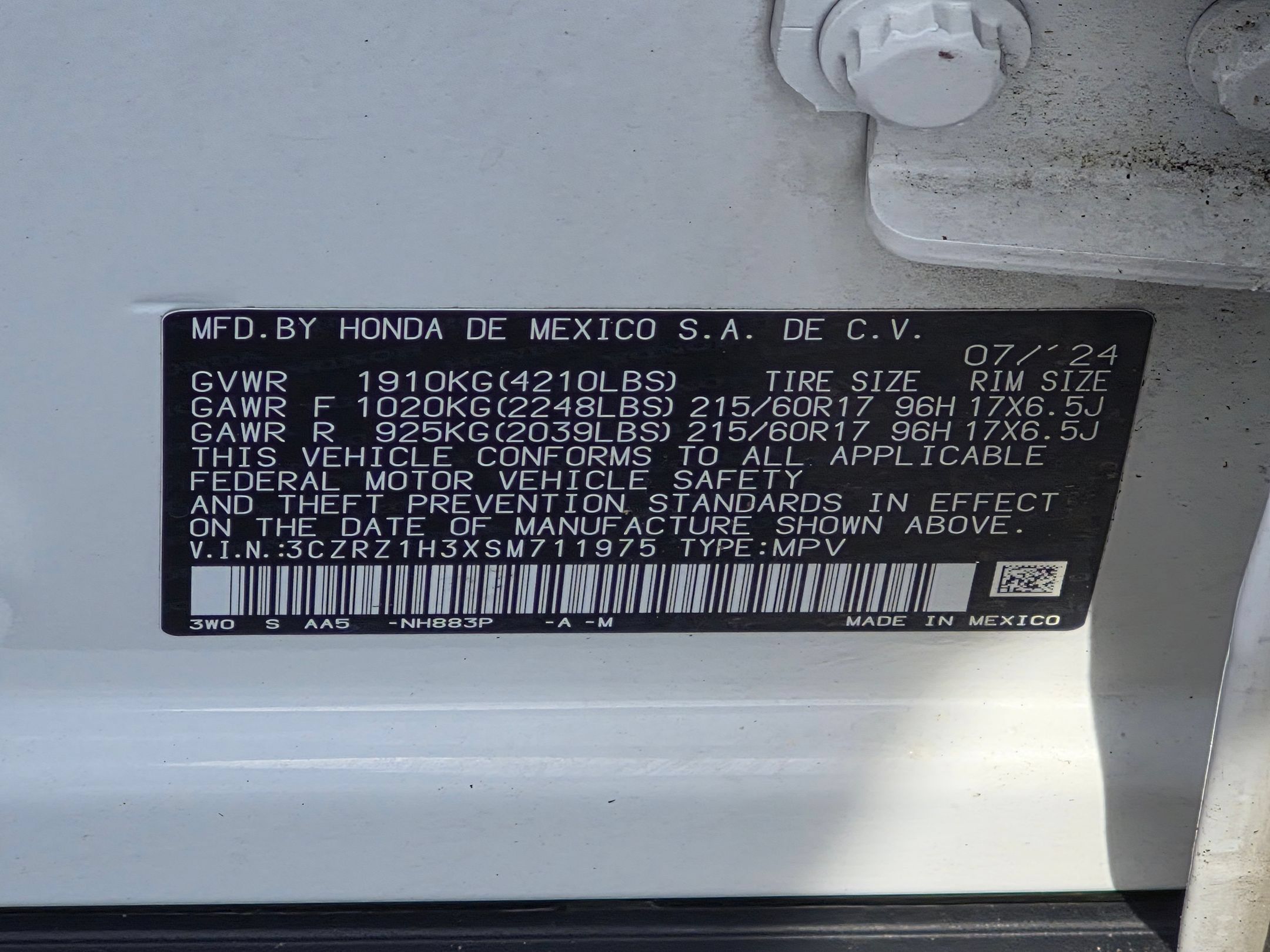 Used 2025 Honda HR-V LX image 38