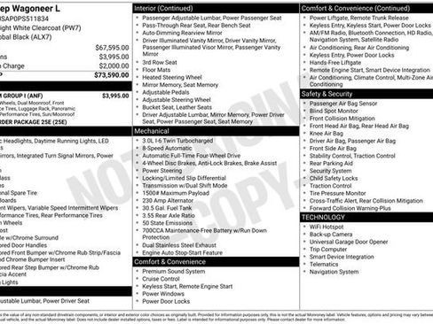 Used 2023 Jeep Wagoneer L 4WD w/ Premium Group I image 6