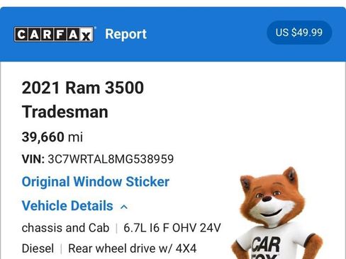 Used 2021 RAM 3500 Tradesman w/ Chrome Appearance Group AWD/4WD image 5