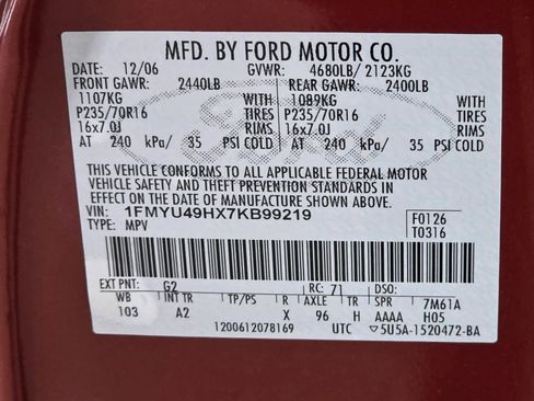 Used 2007 Ford Escape 2WD Hybrid image 33