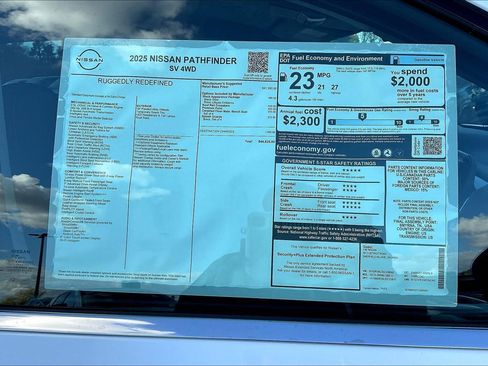 New 2025 Nissan Pathfinder SV w/ Black Appearance Package image 17