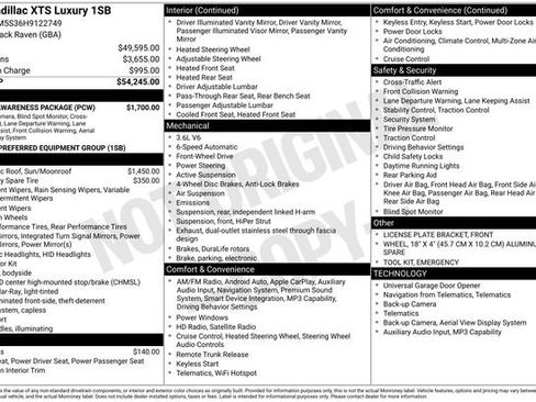 Used 2017 Cadillac XTS Luxury w/ Driver Awareness Package FWD image 7