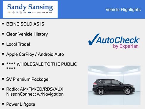 Used 2016 Nissan Rogue SV w/ SV Premium Package AWD/4WD image 8
