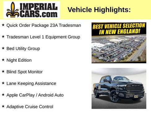 Used 2025 RAM 1500 Tradesman w/ Night Edition image 7