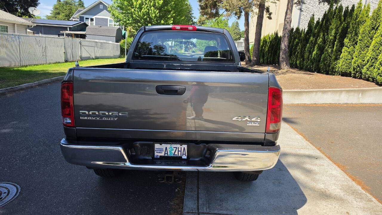 Used 2003 Dodge Ram 2500 Truck SLT AWD/4WD image 6