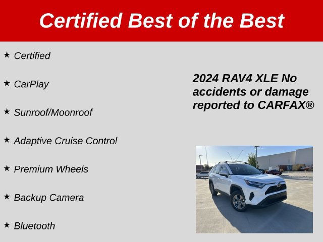 Certified 2024 Toyota RAV4 XLE w/ Convenience Package FWD image 27