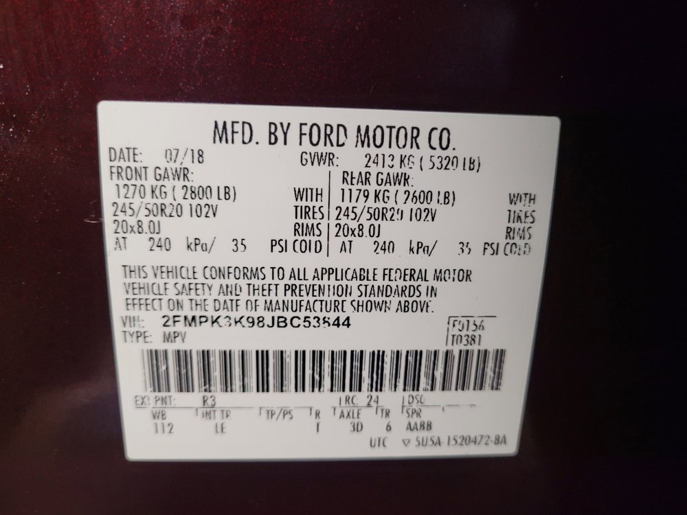 Used 2018 Ford Edge Titanium w/ Technology Package FWD image 33