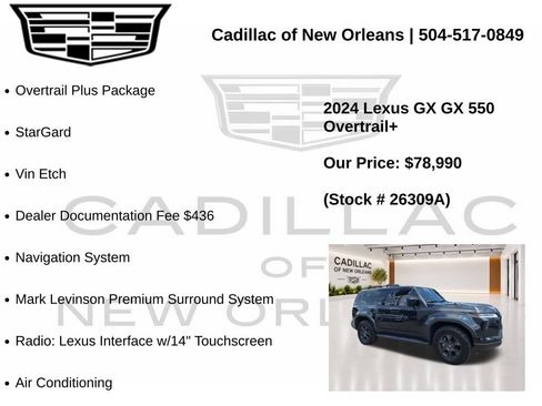 Used 2024 Lexus GX 550 AWD/4WD image 7
