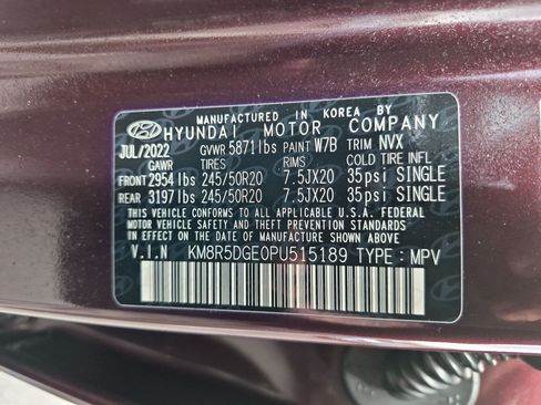 Used 2023 Hyundai Palisade Limited w/ Cargo Package AWD/4WD image 35