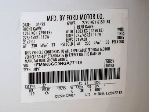 Used 2022 Ford Explorer ST w/ Equipment Group 401A AWD/4WD image 34