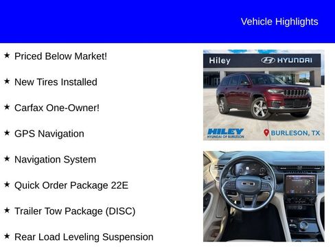 Used 2021 Jeep Grand Cherokee L Limited w/ Trailer Tow Package image 9