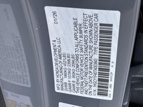 Certified 2026 Honda Accord SE image 39
