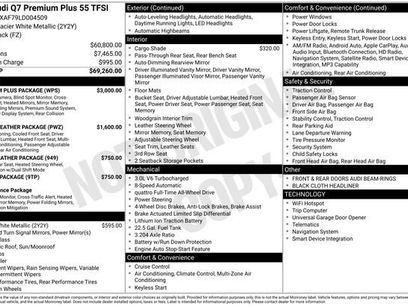 Used 2020 Audi Q7 3.0T Premium Plus w/ Premium Plus Package
