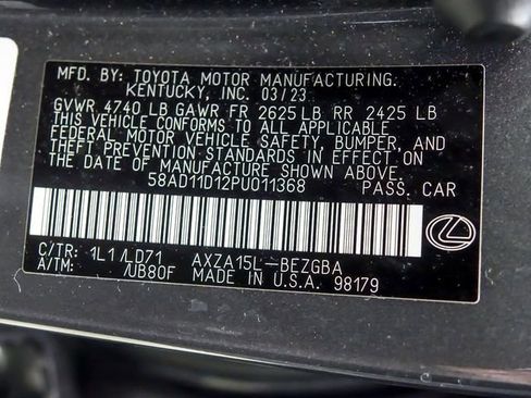 Used 2023 Lexus ES 250 w/ Premium Package AWD/4WD image 28