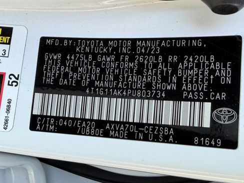 Used 2023 Toyota Camry SE w/ Protection Package (Q2) (TMS) FWD image 24
