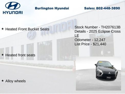 Used 2025 Mitsubishi Eclipse Cross LE AWD/4WD image 10