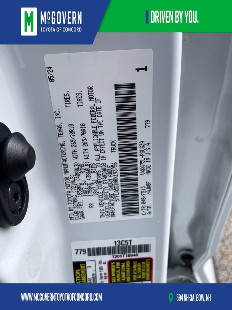 Used 2024 Toyota Tundra SR5 w/ SR5 Convenience Package AWD/4WD image 40