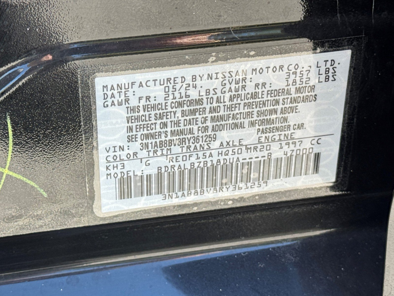 Used 2024 Nissan Sentra S FWD image 37
