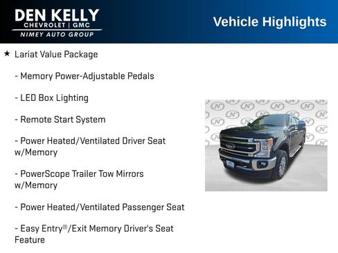 Used 2021 Ford F350 Lariat w/ Chrome Package AWD/4WD image 16