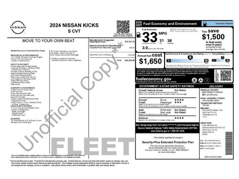 Used 2024 Nissan Kicks S image 2