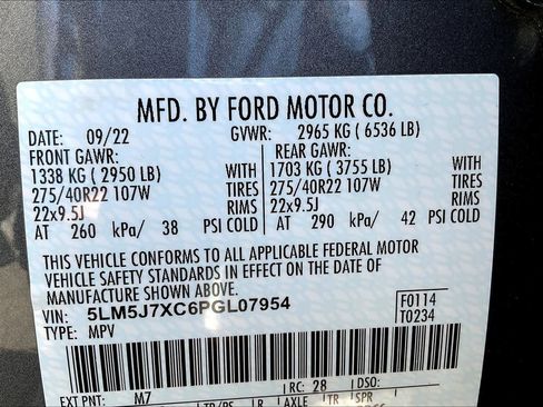 Used 2023 Lincoln Aviator Reserve w/ Equipment Group 201A image 39