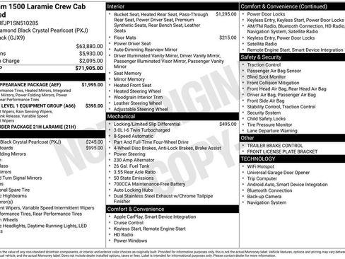 Used 2025 RAM 1500 Laramie w/ Sport Appearance Package AWD/4WD image 21