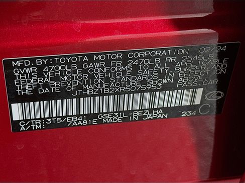 Used 2024 Lexus IS 350 F Sport w/ Accessory Package 2 RWD image 12