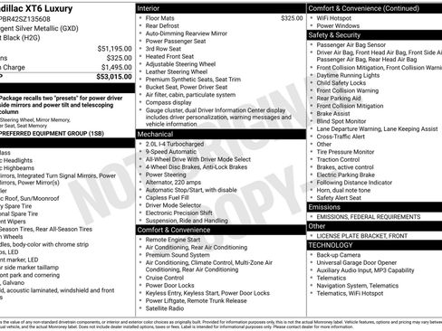 New 2025 Cadillac XT6 Luxury image 35