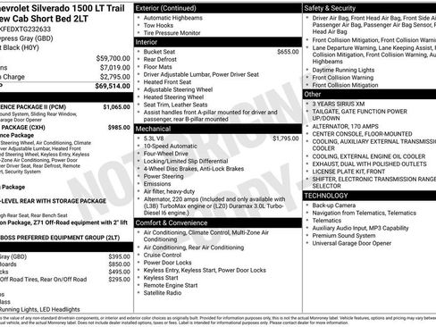 Used 2026 Chevrolet Silverado 1500 LT Trail Boss w/ Convenience Package II AWD/4WD image 30