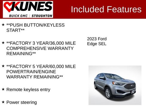 Used 2023 Ford Edge SEL AWD/4WD image 3