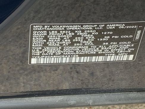 Used 2022 Volkswagen Atlas SE image 10