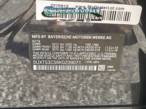 Used 2019 BMW X3 M40i w/ Premium Package image 33