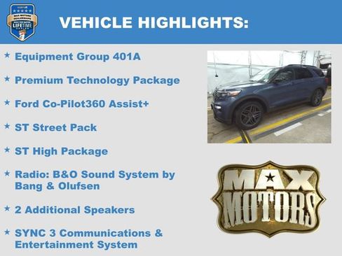 Used 2021 Ford Explorer ST w/ Equipment Group 401A AWD/4WD image 6