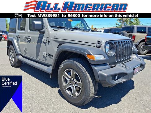 Used 2021 Jeep Wrangler Unlimited Sport AWD/4WD image 1