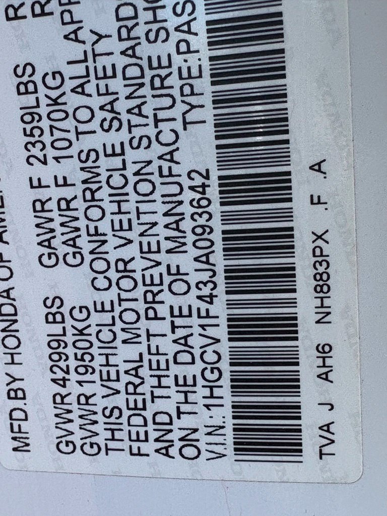 Used 2018 Honda Accord EX image 17
