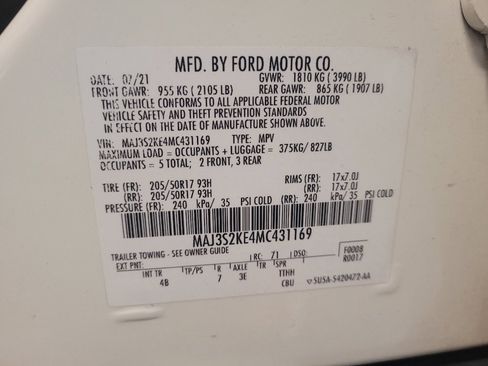 Used 2021 Ford EcoSport Titanium FWD image 33