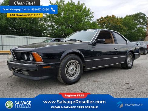 Used 1989 BMW 635CSi Coupe RWD image 1